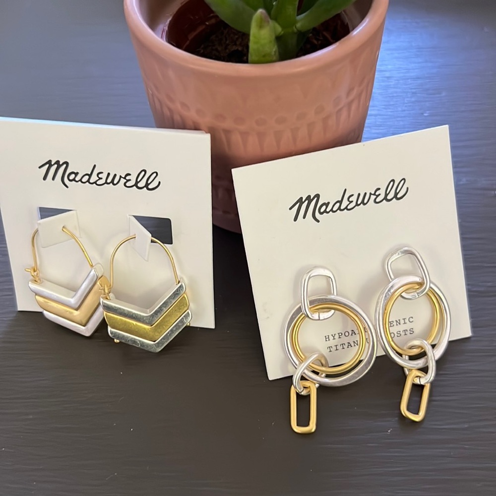 Madewell earrings NWT